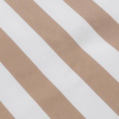 Brown + White Stripe