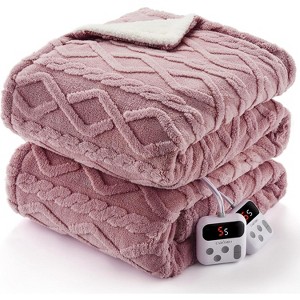 Heated Blanket, Soft Washable Thick Tufted Electric Blanket, Heating Blanket for Bedding, 10 Heating Levels & 10 Time Settings,  Machine Washable - 1 of 4