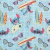Men's Lilo & Stitch Poplin Camp Shirt - Blue - 2 of 3