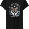Women's - Instant Message - I Don't Stress I Manifest Celestial Butterfly Short Sleeve Graphic T-Shirt - 2 of 4
