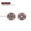 Unique Bargains Alloy Invisible Durable High Hardness Buckle Fasteners Press Studs Buttons 5 Pcs - 2 of 4