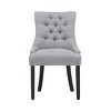 WestinTrends  Upholstered Wingback Button Tufted Dining Chair - 4 of 4