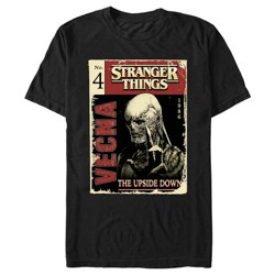 Stranger Things Demogorgon Starry Men's T-Shirt | Netflix Show Graphic Tee | Casual Short Sleeve Top