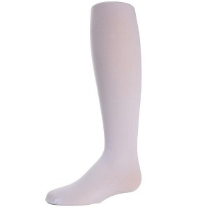 Memoi Girls' Soft Pima Cotton Opaque Tights - 1 of 1