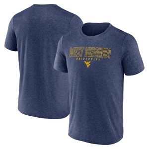 NCAA West Virginia Mountaineers Men's Heather Poly T-Shirt - 1 of 3