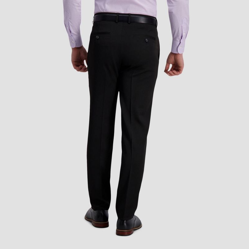 Haggar H26 Men's Flex Series Slim Fit Dress Pants - Black, 4 of 7