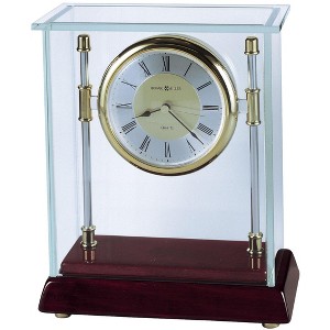 Howard Miller 645558 Kensington Tabletop Clock 645557 Rosewood - 1 of 3