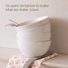 over&back Set of 4 25oz Coupe Hand-Finished Stoneware Cereal Bowls Semi-Matte - 4 of 4
