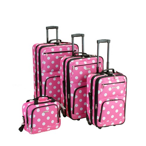 pink luggage sets on sale