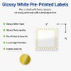 Avery 2" x 2" Labels, Gold Border with Gold Dots, 120 ct - 2 of 4