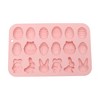 Unique Bargains Chocolate Mould 18-Cavity Easter Egg & Bunny Candy Mould Hand Wash 7.76"x5.04"x0.51" 1 Pc - 3 of 4