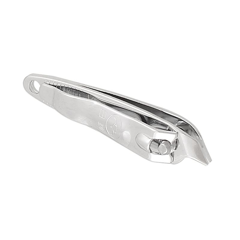 Unique Bargains Fingernail Slanted Tip Metal Nail Clipper Cutter Pedicure Manicure Tool Silver, 2 of 5