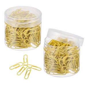 Unique Bargains Small Metal Prevent Tearing Pages Home Office Paper Clip 400 Pcs - 1 of 4