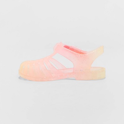baby girl clear jelly sandals