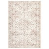 Rugs for Living Room Vintage Floral Print Area Rug Low Pile Non-Slip Distressed Indoor Carpet for Bedroom Dining Room Home Office - 3 of 4