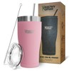 Healthy Human Stainless Steel Tumbler with Straw & Lid |(32oz, Petal Pink) - 4 of 4