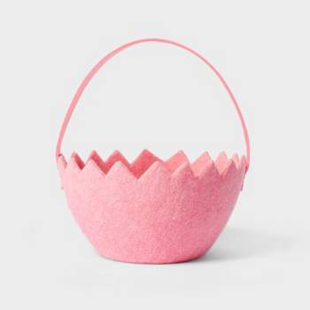 Easter Figural Egg Basket Pink - Spritz™