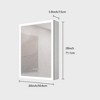 Bathroom Medicine Cabinet with Lights, 28x20 Inch LED Medicine Cabinet with Mirror, Lighted Medicine Cabinet with Defogger, Dimmer - 2 of 4