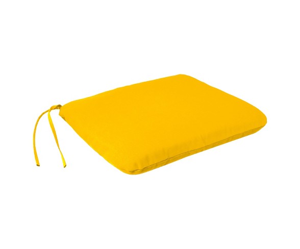 Jordan Square Dining Seat Pad - Yellow