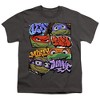 Teenage Mutant Ninja Turtles: Mutant Mayhem Graffiti Names Kids T Shirt For Youth, Charcoal - 2 of 4