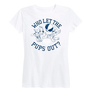 Women's - Paw Patrol - Who Let The Pups Out Short Sleeve Graphic T-Shirt - 1 of 4