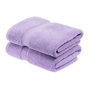 Luxury Cotton Heavyweight Ultra-Plush Bath Towel Set of 2 by Blue Nile Mills - 1 of 4