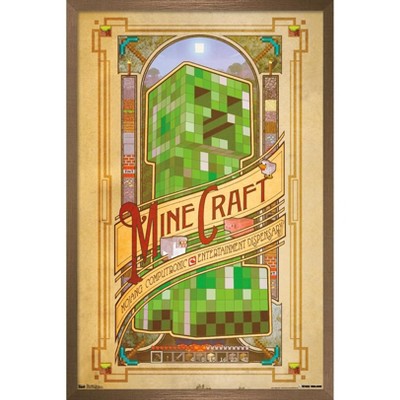 Trends International Minecraft - Computronic Framed Wall Poster Prints