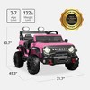 Best Choice Products Kids 24V 2-Seater Electric Ride-On Car Truck w/ Parent Control, Bluetooth, LED Lights - 2 of 4