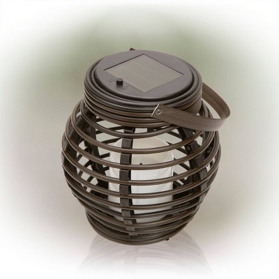 Outdoor Solar LED Lantern with Shepherd's Hook