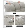 Acekool Rocking Recliner Chair, Swivel Upholstered Glider with Deep Seat and Side Pockets for Living Room or Bedroom - 4 of 4