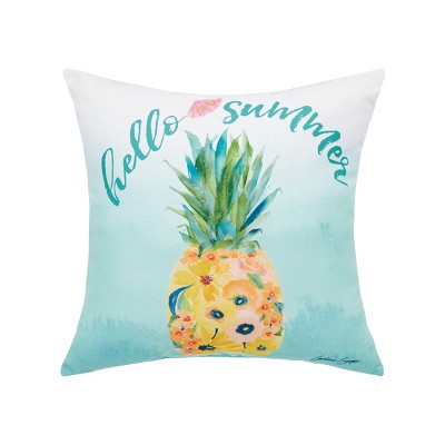 C&F Home Tropical Pineapple Summer State Of Mind Indoor/Outdoor Decorative Throw Pillow