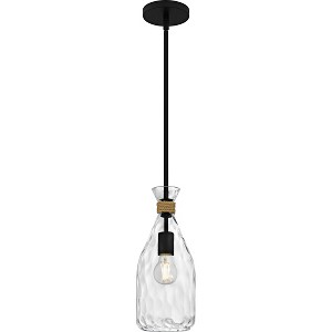 Govada 1-Light Matte Black Mini Pendant - 1 of 4