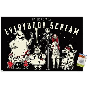 Trends International The Nightmare Before Christmas - Everybody Scream Unframed Wall Poster Prints - 1 of 4