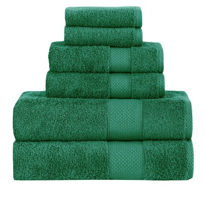 Towels Beyond Set Of Six Luxury Madison Classic Turkish Towels, 2 Of Each,  30x54 Bath, 16x28 Hand, 12x13 Washcloth - White : Target