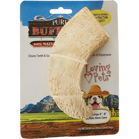 Loving Pets Medium 6-8 Inch Pure Buffalo Horn Core : Target