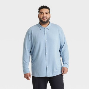 Men's Long Sleeve Commuter Shirt - All In Motion™ - 1 of 3