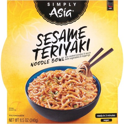 Simply Vegan Teriyaki Noodle Bowl - 8.5oz
