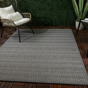 Textured Weave Outdoor Rug - Threshold™ - 1 of 4