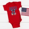 The Juniper Shop America Flag Cherries Coquette Baby Short Sleeve Bodysuit - 3 of 4