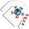 Mens MTV Long Sleeve Shirt - #TBT Mens 1980's 1990'S Clothing - I Want My MTV Music Television T-Shirt (White Flags, Small) - 4 of 4