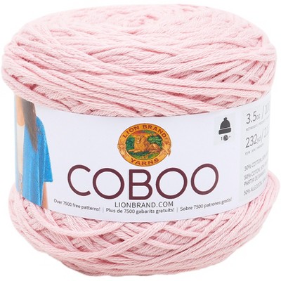 Lion Brand Coboo Yarn-pink : Target