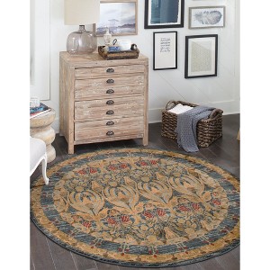 Unique Loom  Edinburgh Canmore Area Rug - 1 of 4