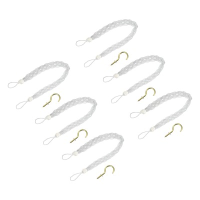 Unique Bargains Hand Woven Decorative Braided Curtain Tiebacks