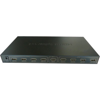 4XEM 8 Port HDMI 4K Splitter - 340 MHz to 340 MHz - HDMI In - HDMI Out
