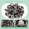Unique Bargains Alloy Satin Fabric Big Rose Flower Dainty Brooches and Pins 1 Pc - 2 of 4