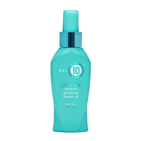 It's A 10 Blowdry Miracle Liquid Leave-in Conditioner - 4 Fl Oz : Target