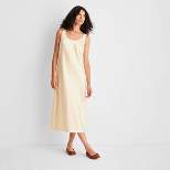Women's Scoop Neck Strappy Midi Slip Dress - Future Collective™ with Reese Blutstein