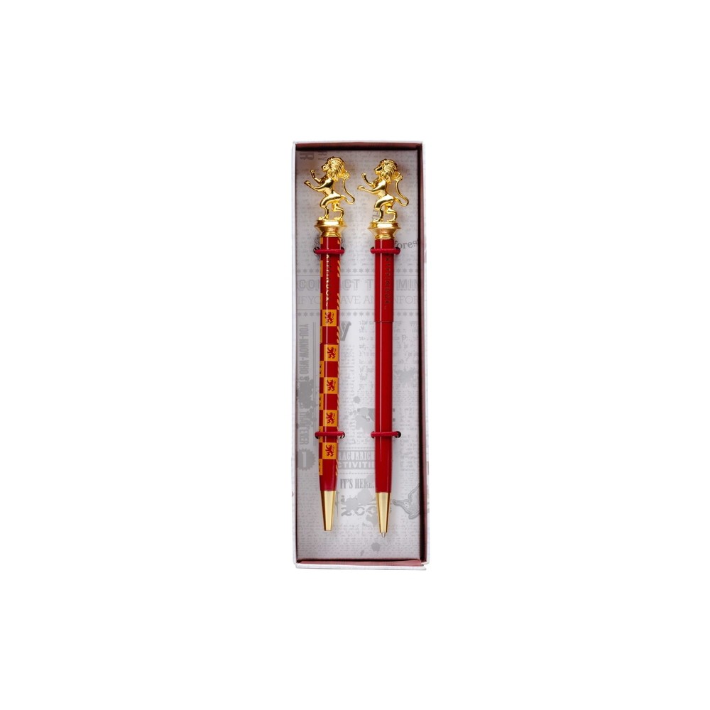 Harry Potter: Gryffindor Pen and Pencil Set (Set of 2) – by Insight Editions (Hardcover)