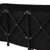 Vynxaria Foldable Extended Wagon, 220lb Capacity, Heavy-Duty 300L Utility Garden Cart, All-Terrain Big Wheels, Drink Holders, Black - 4 of 4