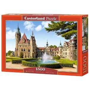 1500 Piece Jigsaw Puzzle, Moszna Castle, Poland, Historical building , Adult Puzzle, Castorland C-150670-2 - 1 of 4